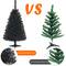 Costway 3ft. Unlit Matte Black Artificial Christmas Tree